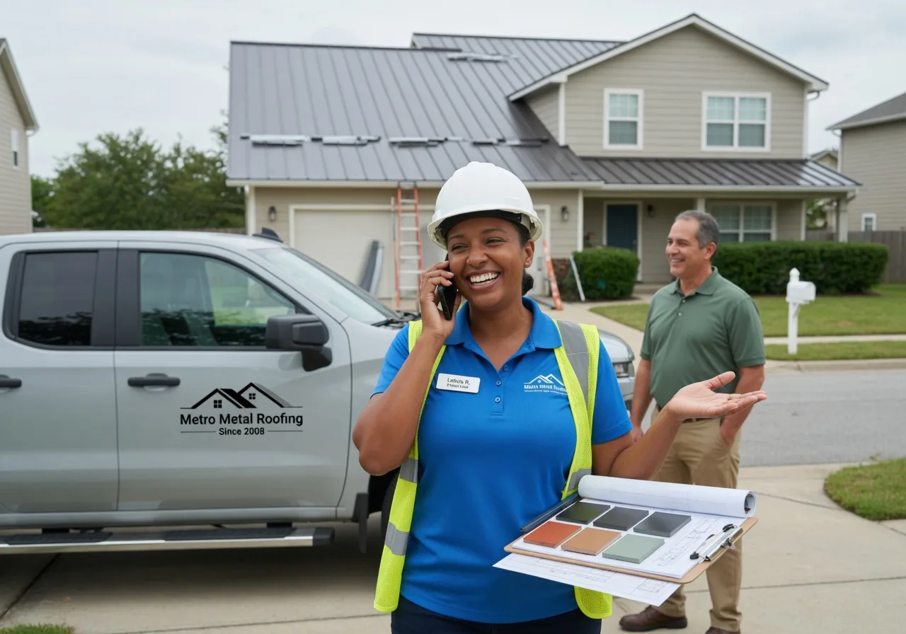 Storm Damage Metal Roof Repair in Newington, GA